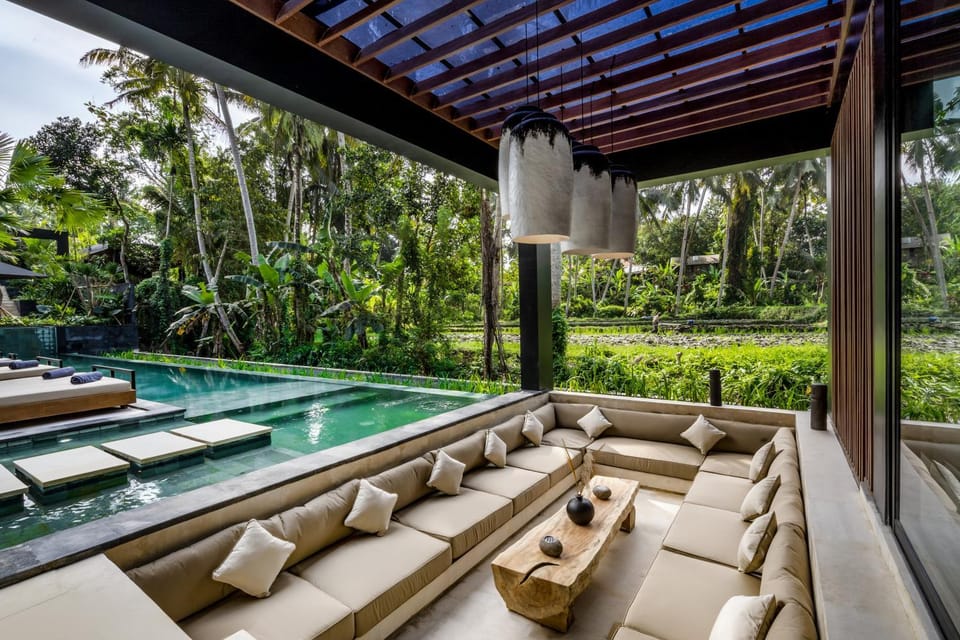 Garden, Garden view, Pool view, Swimming pool, sunbed