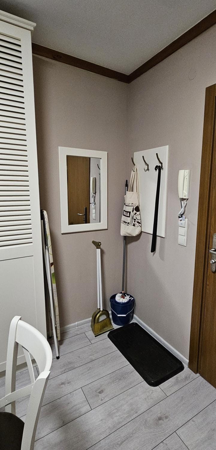 Photo of the whole room, flat iron