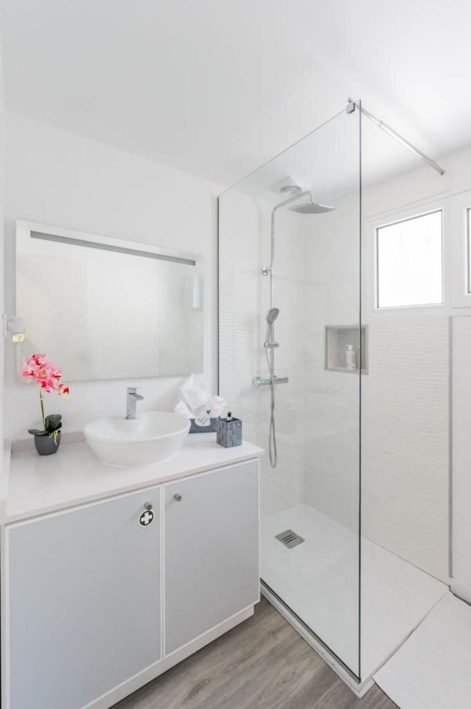 Bathroom, Living room