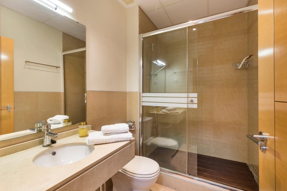 Bathroom, Living room