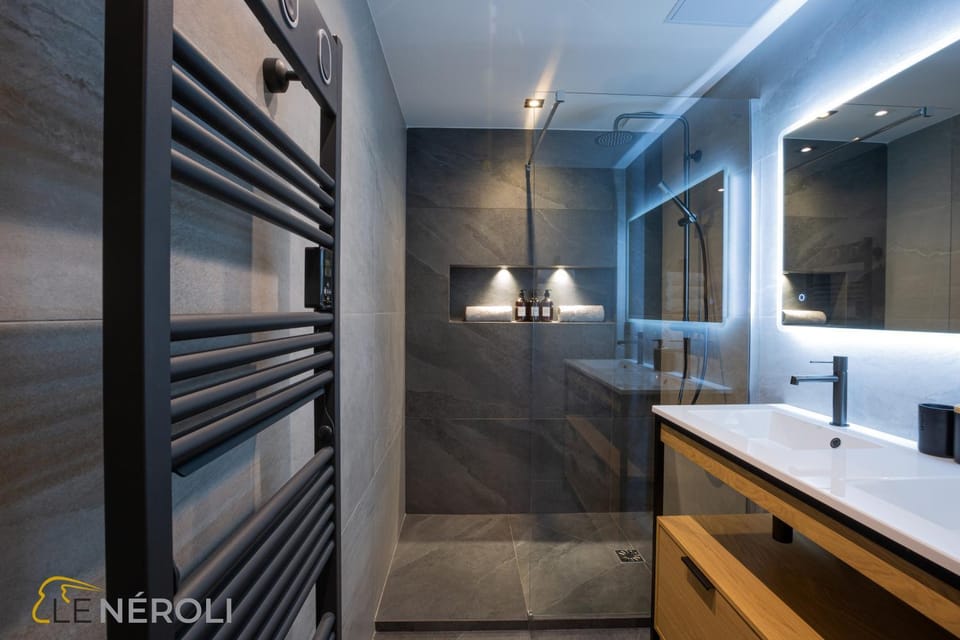 Shower, Bathroom, heating, internet, towels