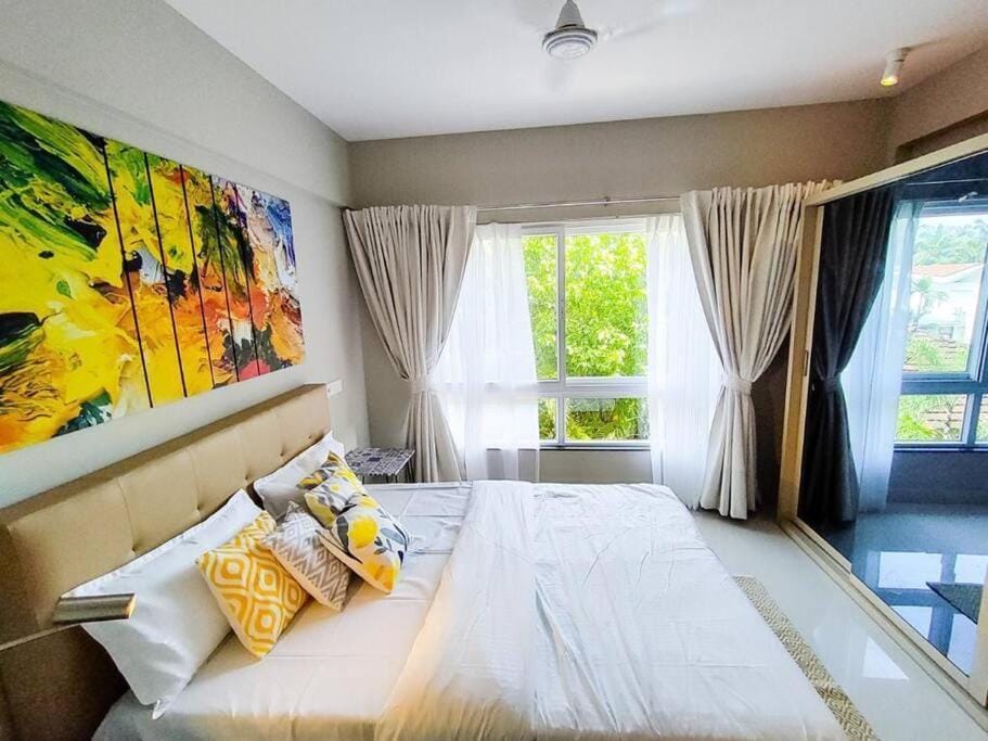 Ripples:Pool facing/RiverView/7 mins to Coco Beach Apartment in Goa, India
