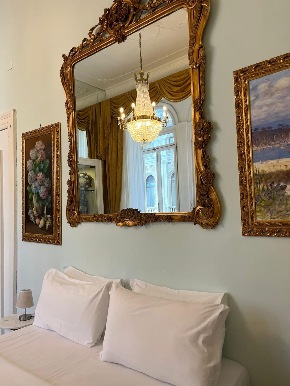 Bed, Decorative detail, Bedroom