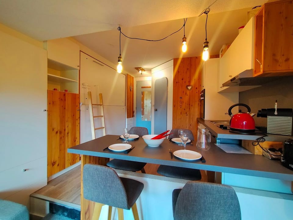 Studio à Avoriaz - 4 pers, Balcon, Lave-linge, Vue domaine skiable - FR-1-633-72 Apartment in Avoriaz