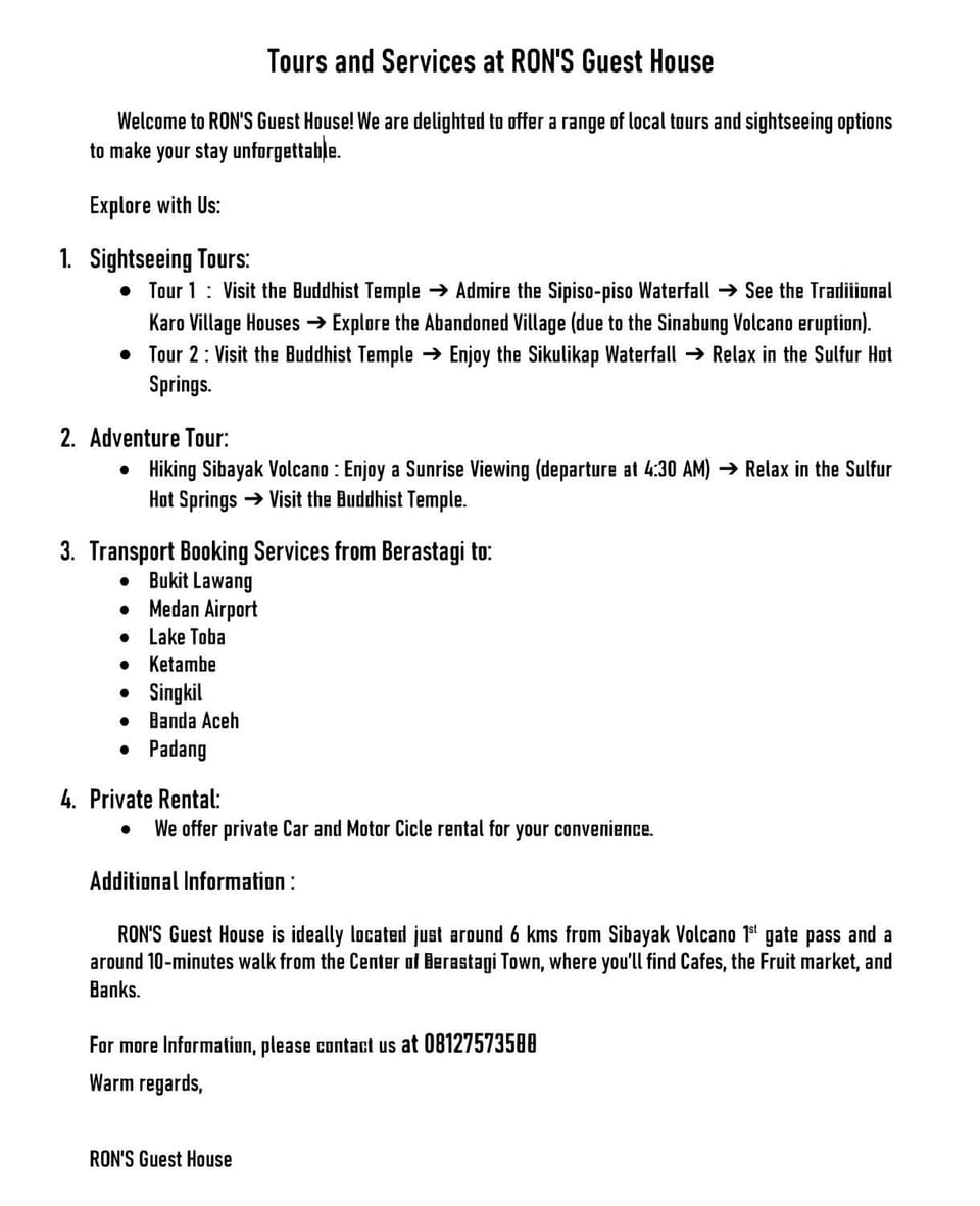 Off site, Activities, Text overlay