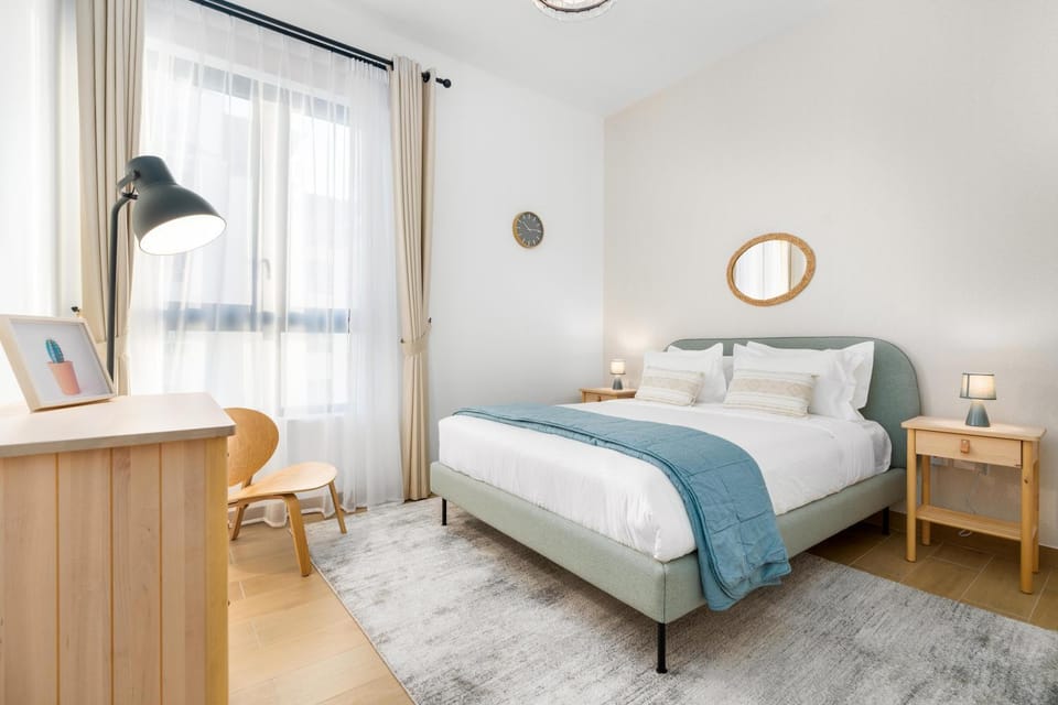 Bed, Photo of the whole room, Bedroom, hair dresser