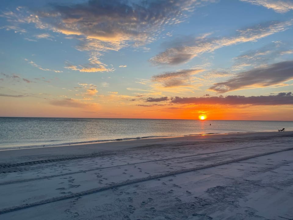 View (from property/room), Beach, Sea view, Sunset