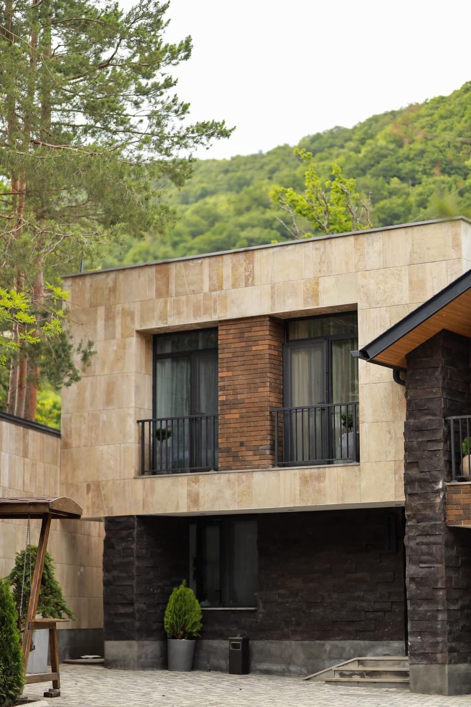 Property building, Natural landscape, Mountain view