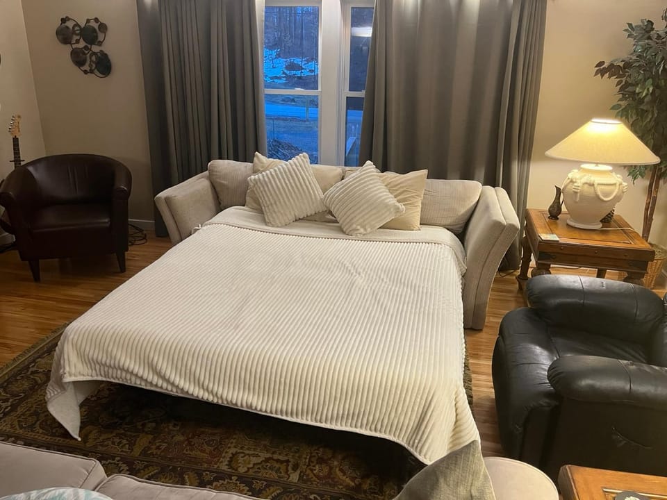 Bed, Living room