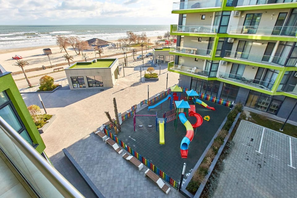 Children play ground, Sea view