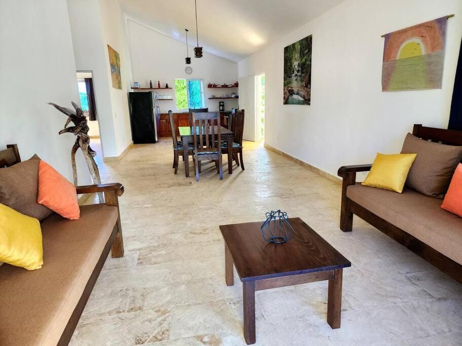 Living room, Seating area, Dining area