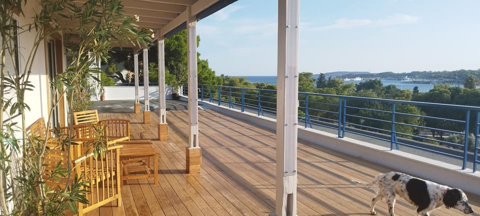 Natural landscape, View (from property/room), Balcony/Terrace, Sea view, Sea view