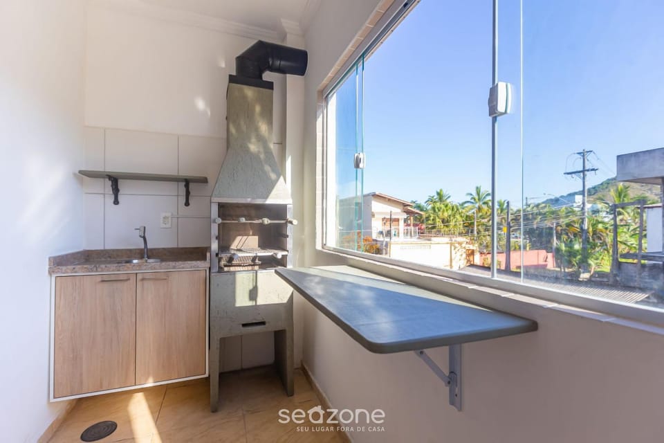 Beautiful apart with balcony and barbecue ECU102 Apartment in Ubatuba