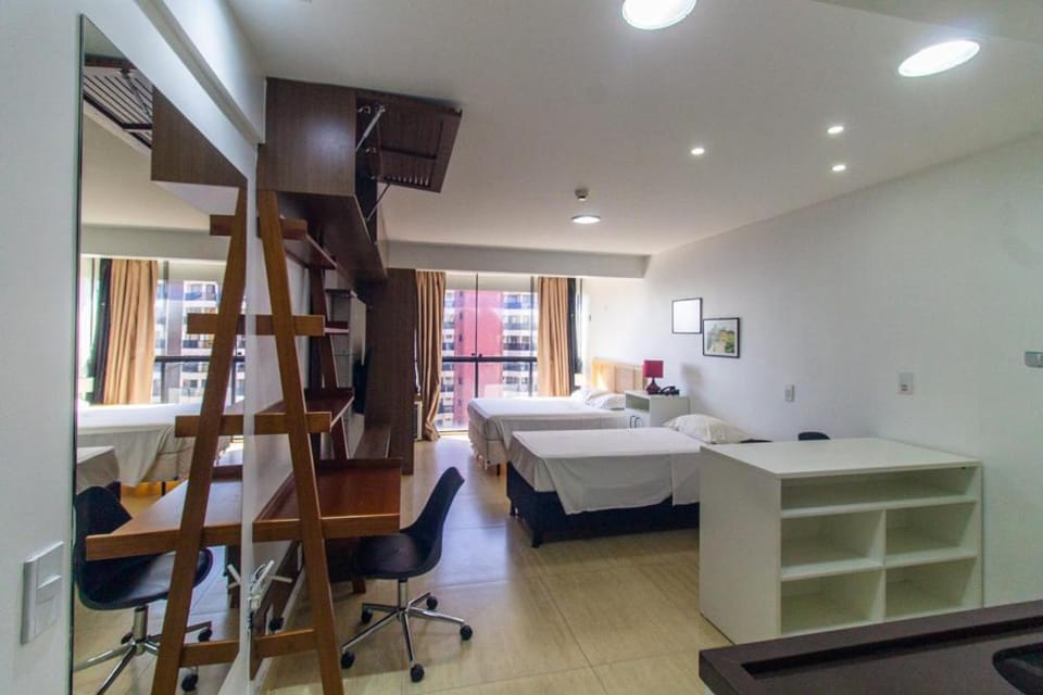 Bed, TV and multimedia, Photo of the whole room, Bedroom, hair dresser, air conditioner