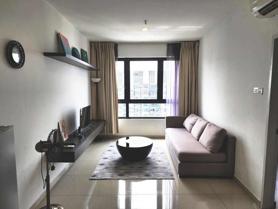 Living room, air conditioner