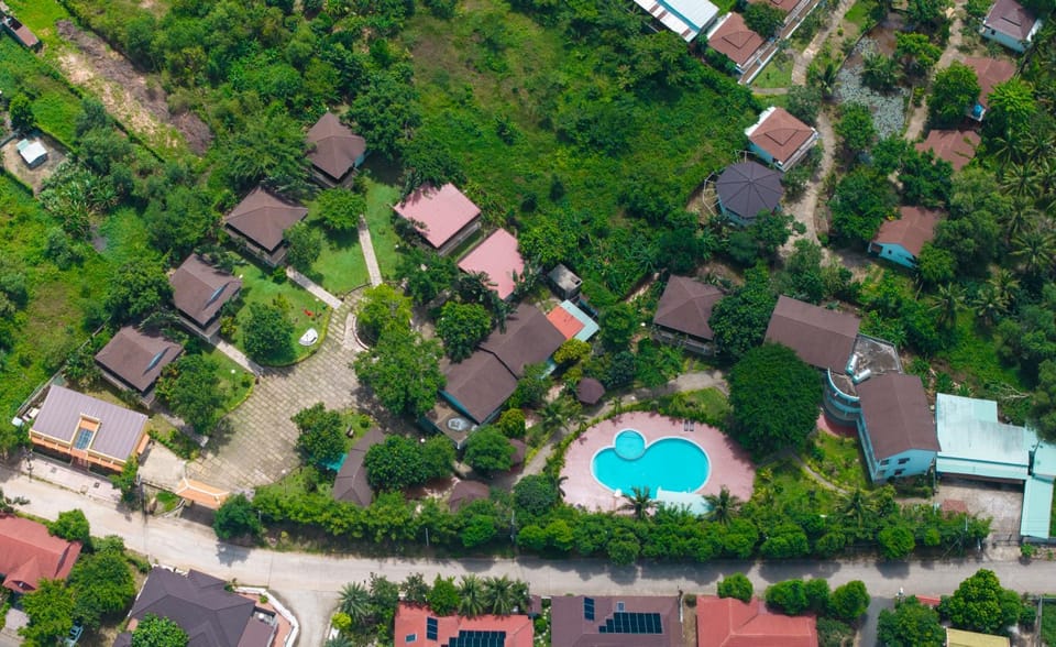Natural landscape, Bird's eye view