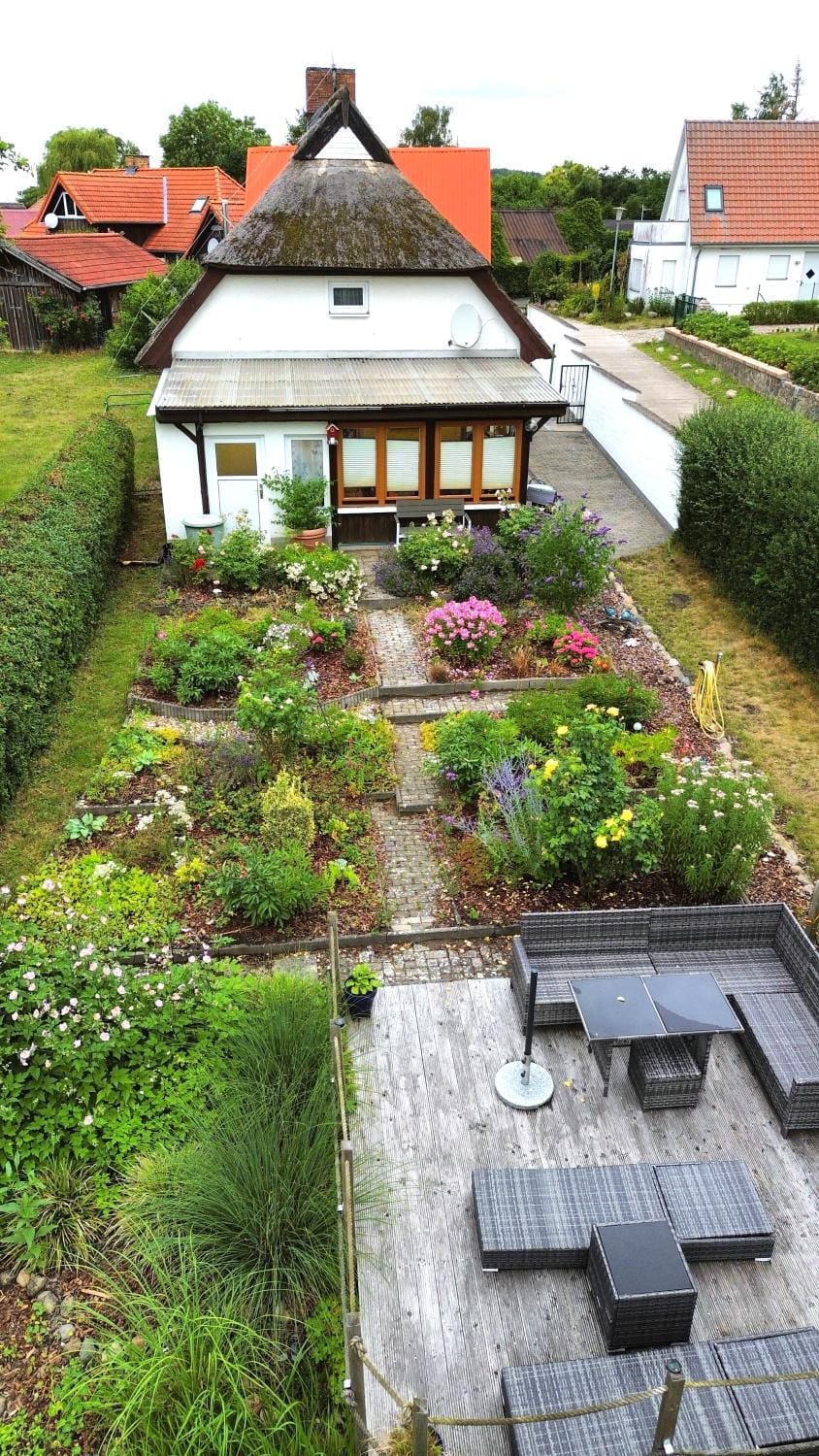 Property building, Garden, Garden view