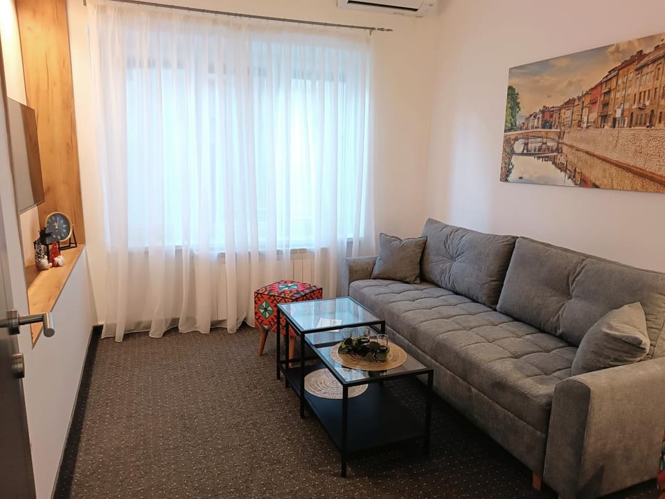 Living room, air conditioner