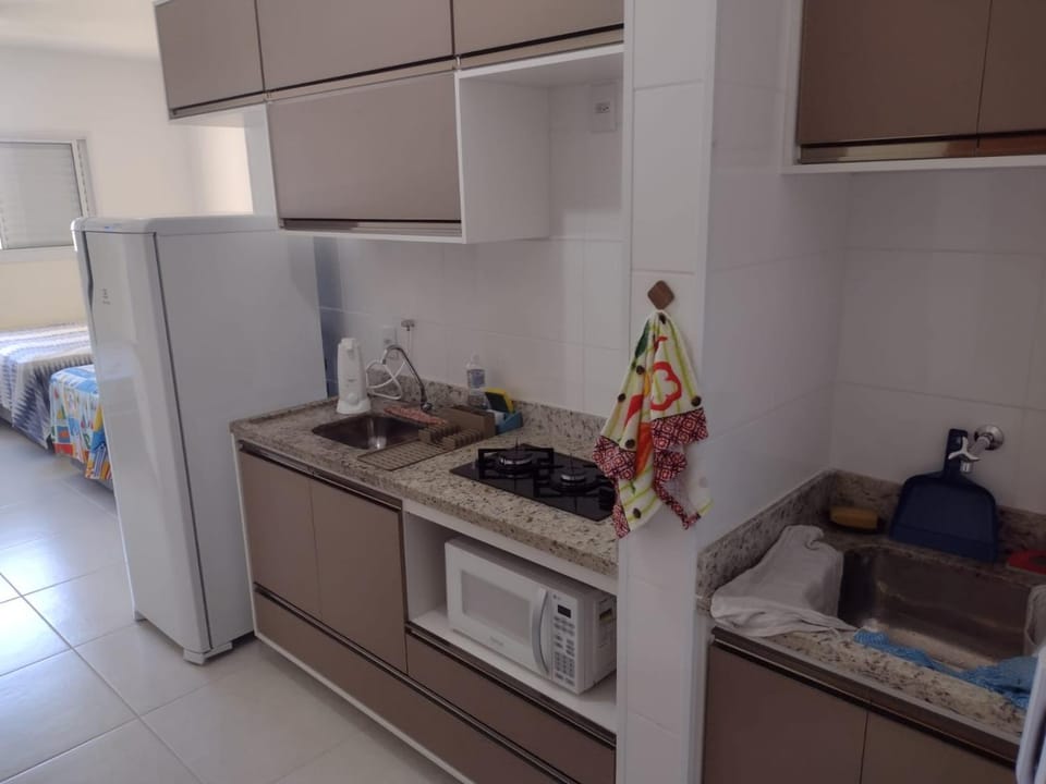 Kitchen or kitchenette, minibar, stove