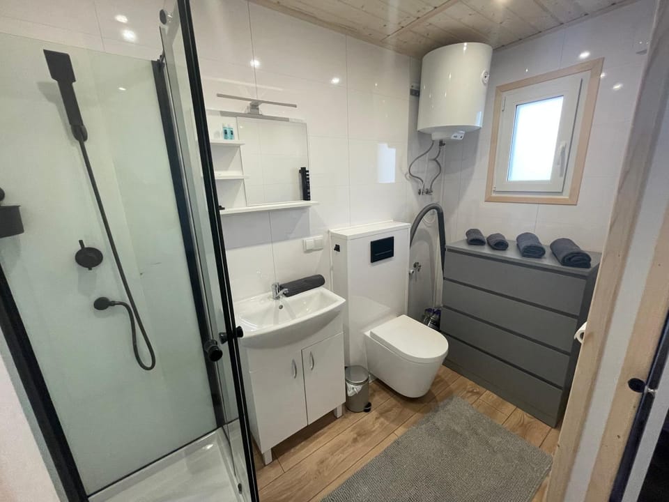 Shower, Toilet, Bathroom, towels