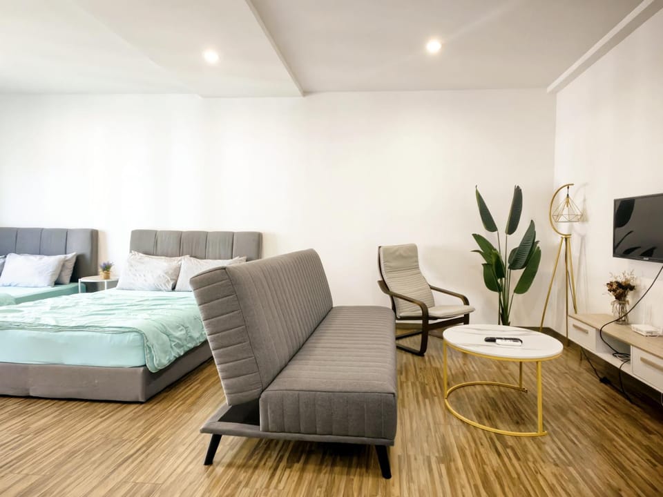 Living room, Bedroom