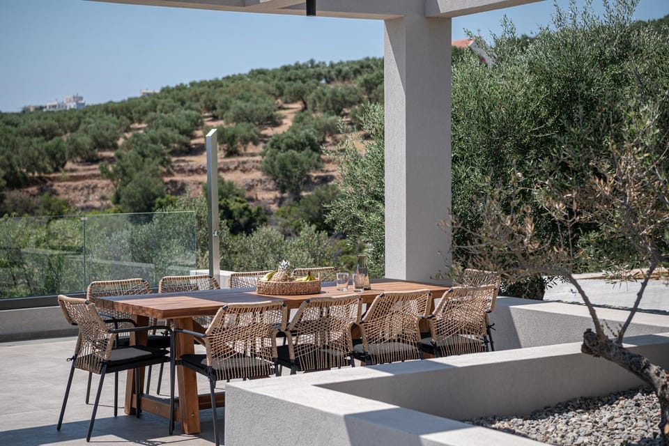 Patio, Spring, Day, Natural landscape, View (from property/room), Balcony/Terrace, Living room, Food and drinks, Seating area, Dining area, Food, Mountain view