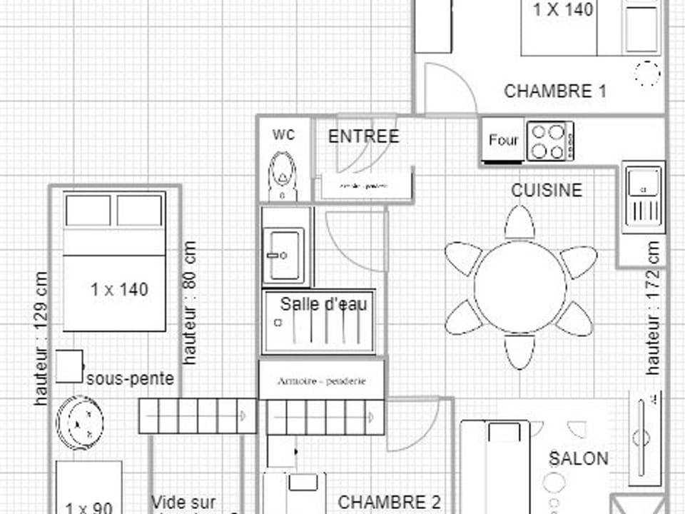 Appartement cosy 3 pièces avec garage, 7 pers, balcons, proche ESF, secteur Forêt des Rennes - FR-1-594-316 Apartment in Villard-sur-Doron