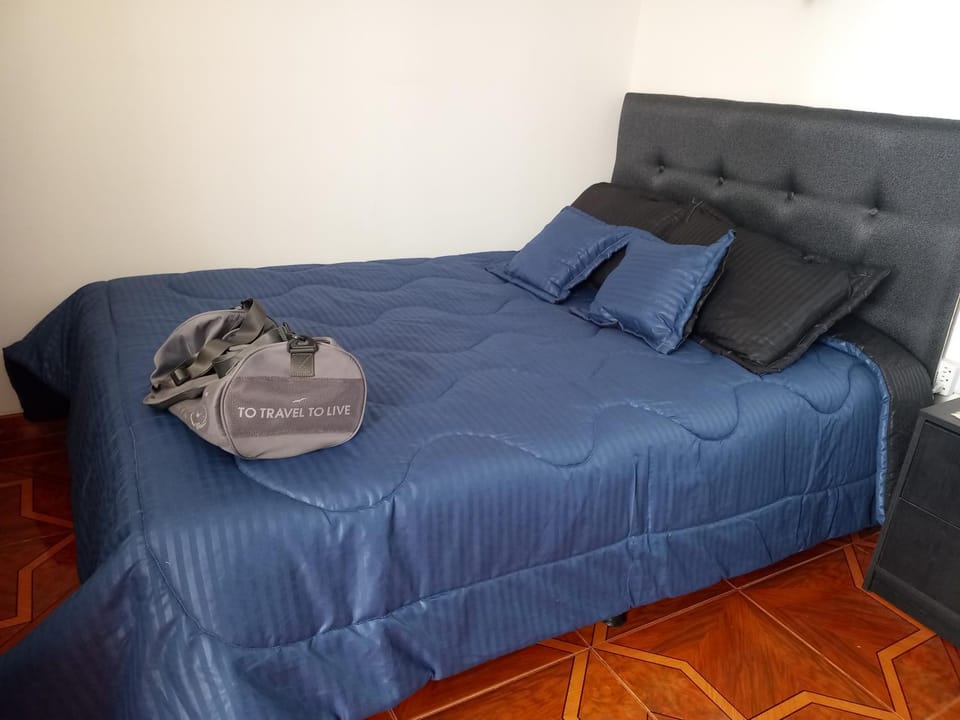 Bed, Text overlay