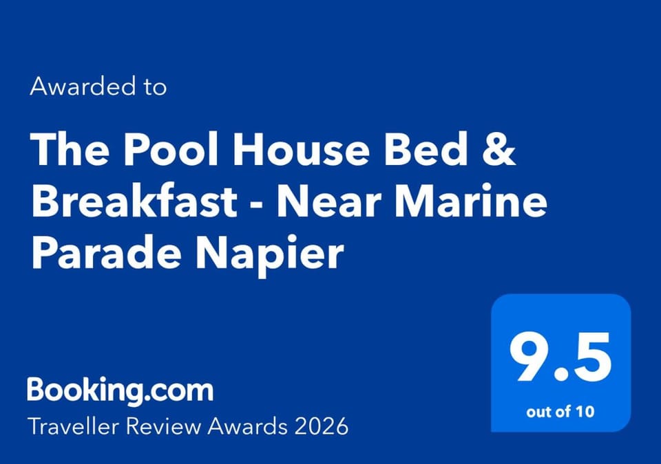 The Pool House Bed & Breakfast - Near Marine Parade Napier Bed and Breakfast in Napier