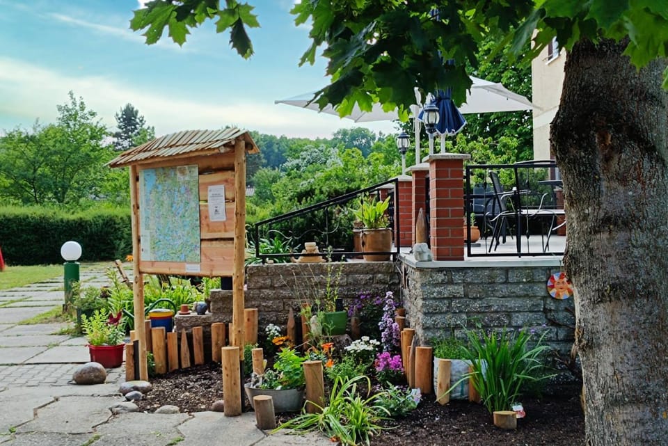 Property building, Day, Garden view