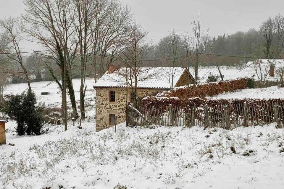 Property building, Day, Natural landscape, Winter