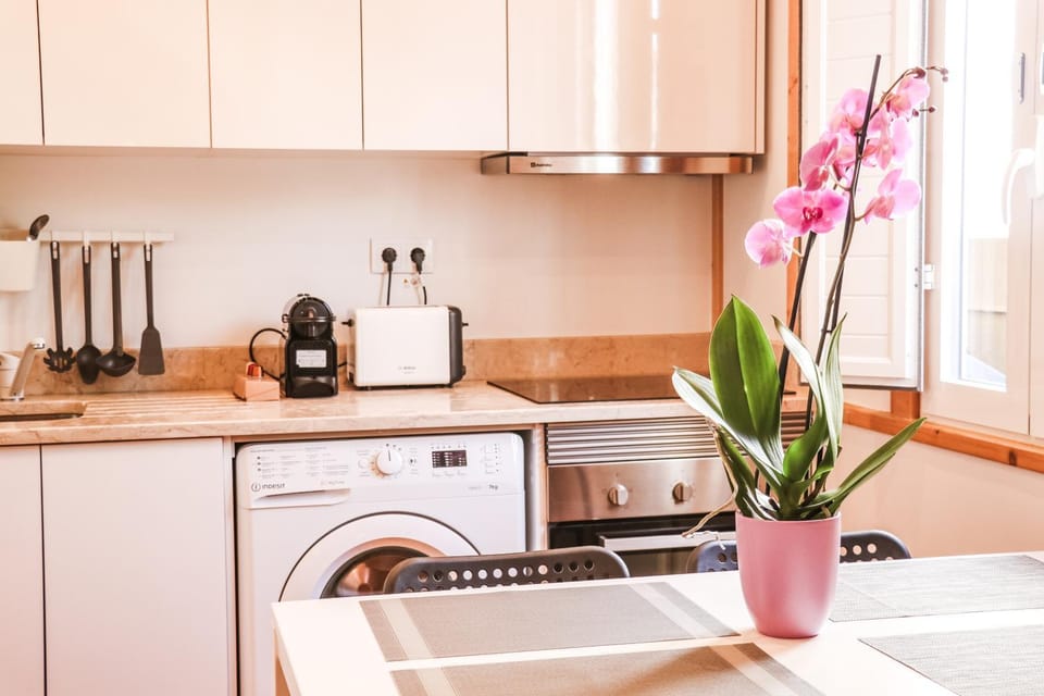 Coffee/tea facilities, Kitchen or kitchenette, pet friendly, stove, toaster, washing machine