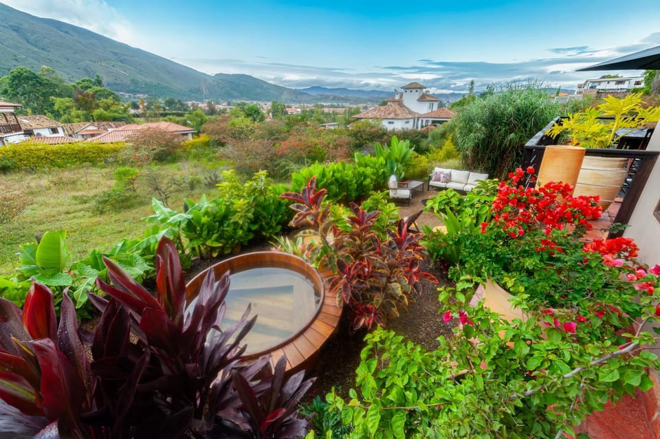 Chalet con Tina Noruega House in Boyaca