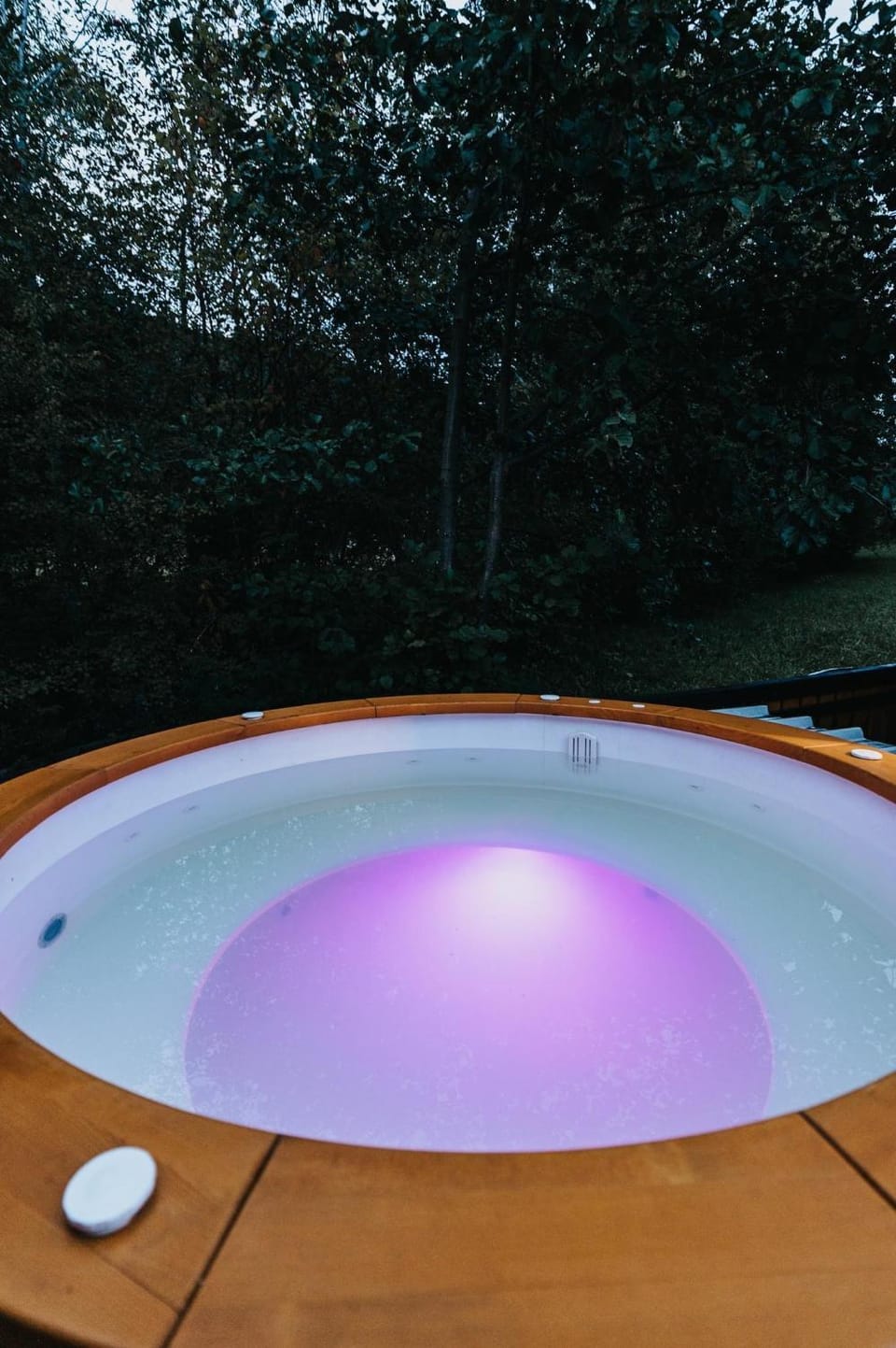 Night, Natural landscape, Pool view