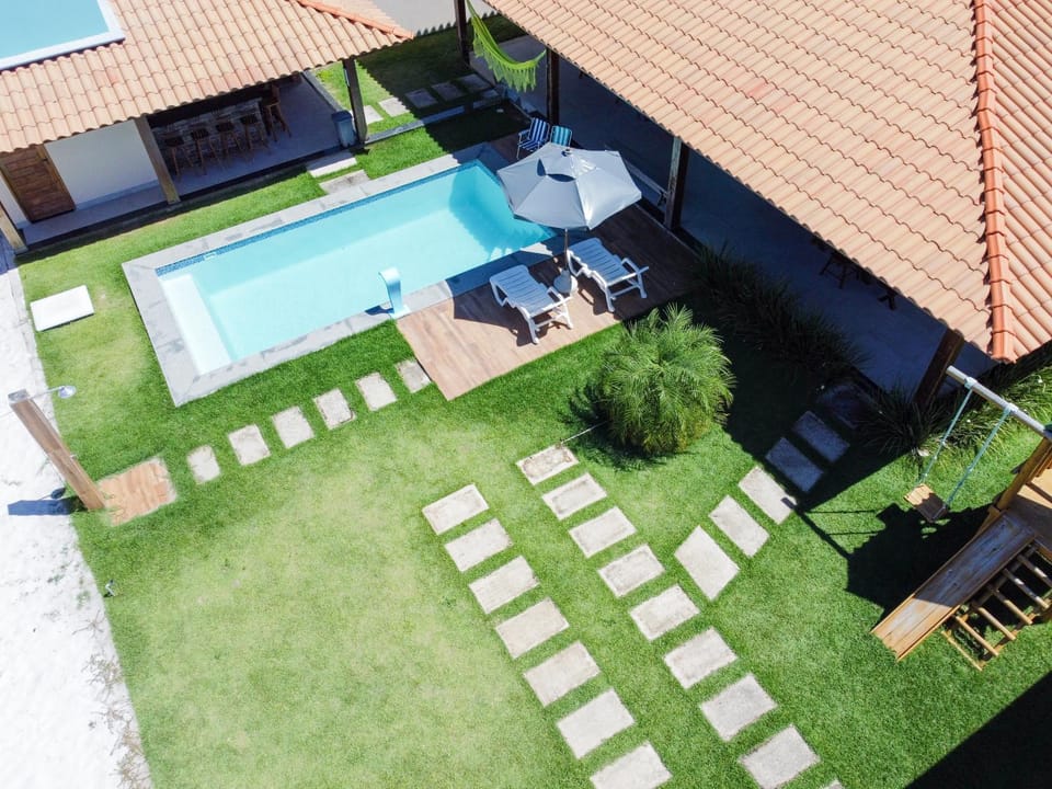 Property building, Spring, Day, Garden, Garden view, Pool view, Swimming pool, sunbed