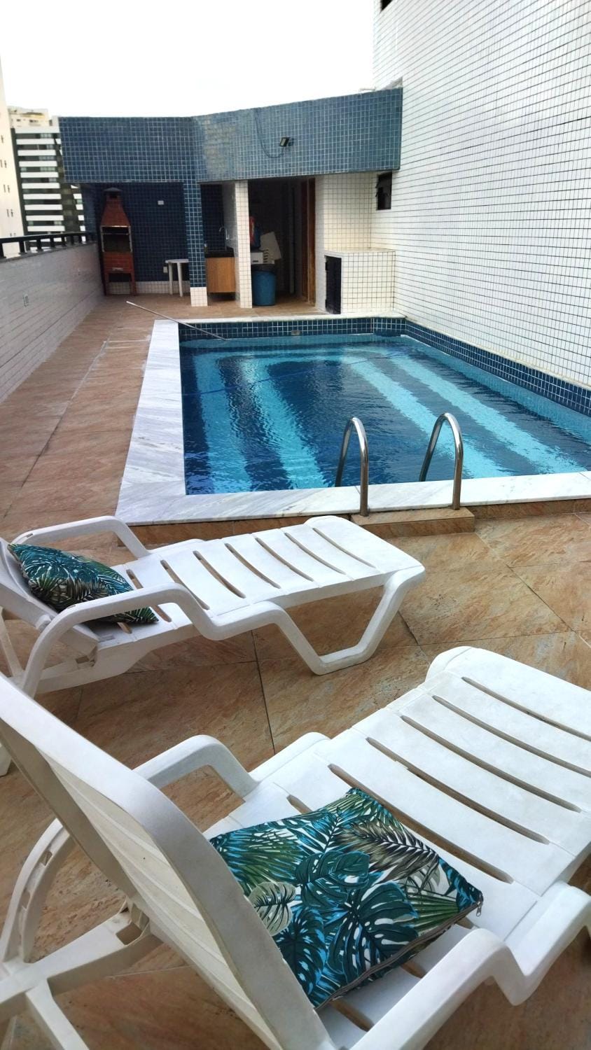Patio, Pool view, Swimming pool, Swimming pool, sunbed