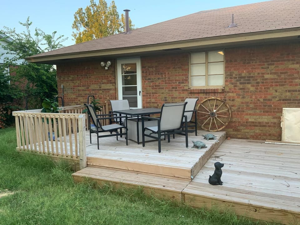 Patio, Seating area, Garden view