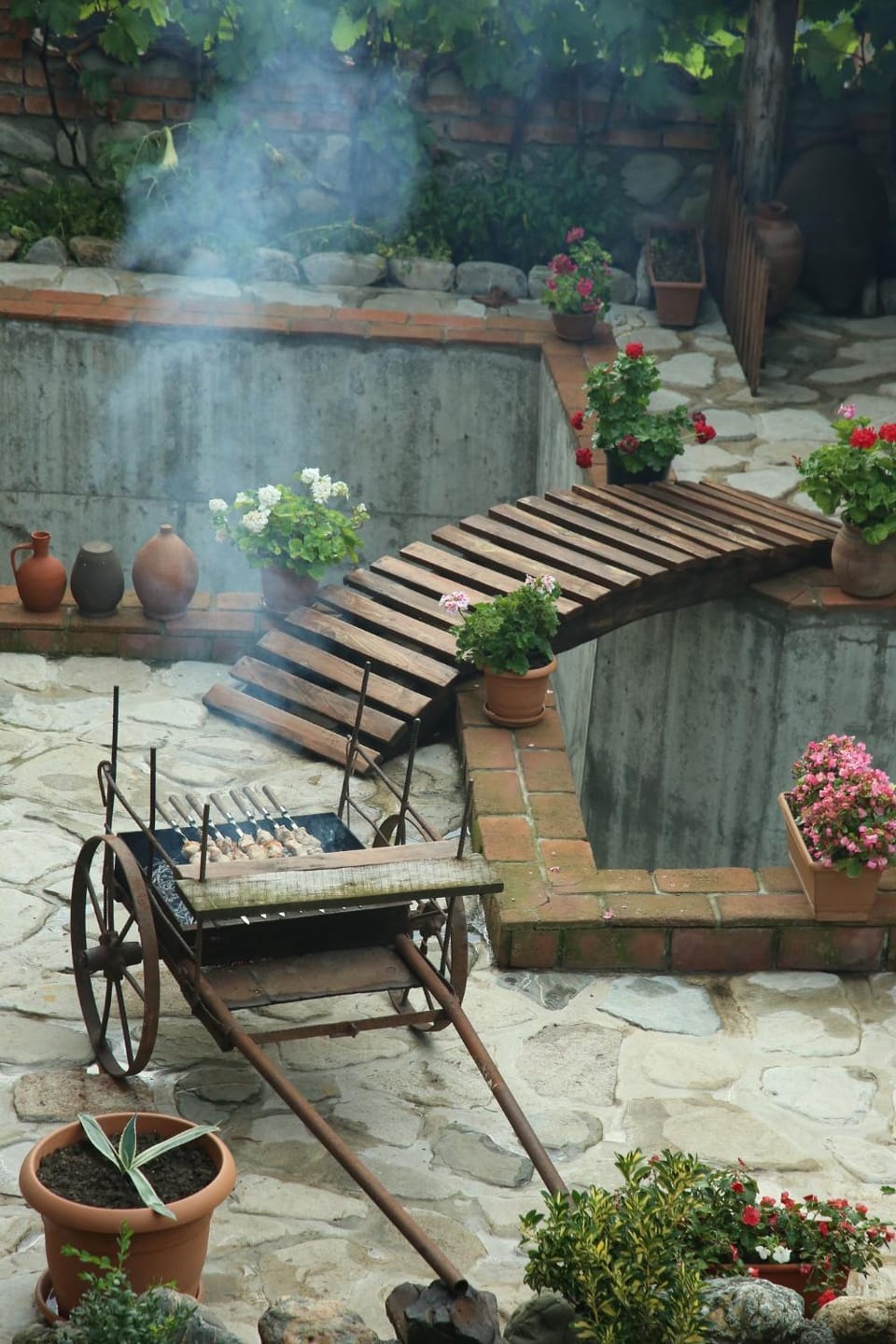 BBQ facilities, Garden view