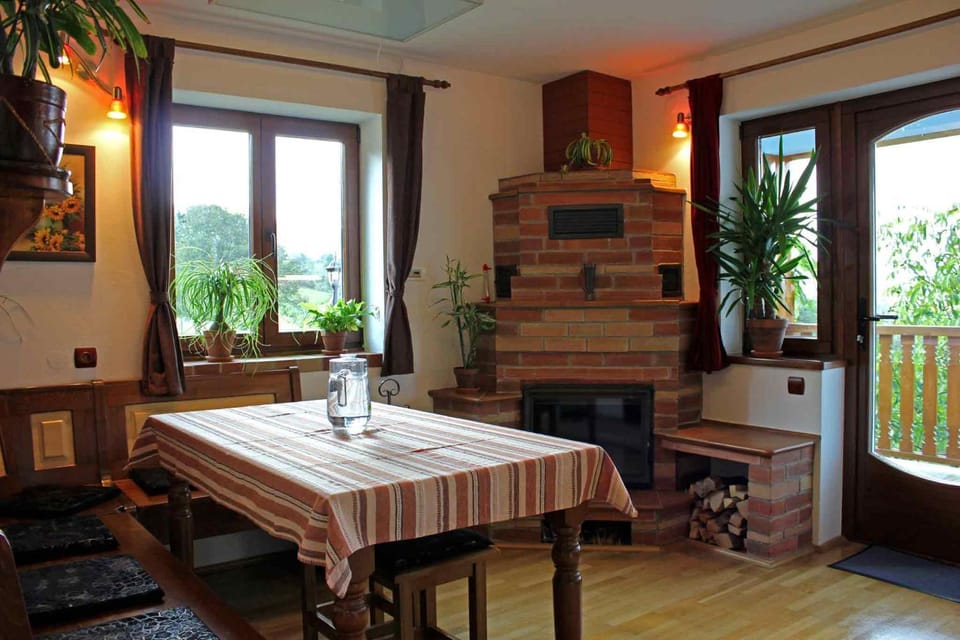Living room, Dining area, flat iron