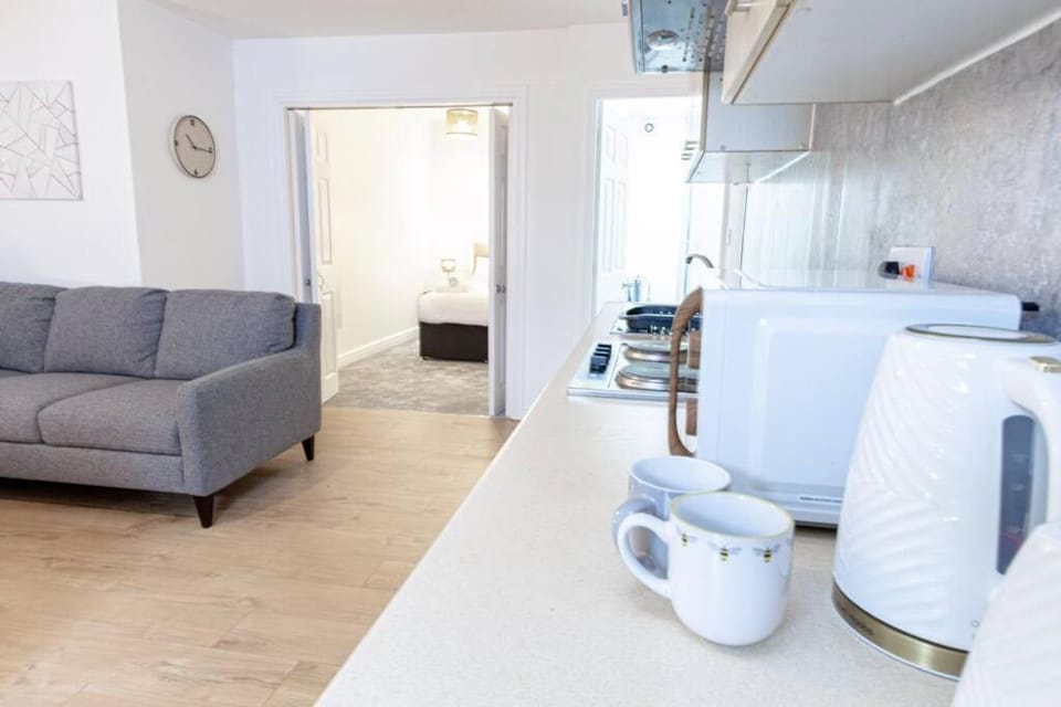 Kitchen or kitchenette, Living room, Dining area