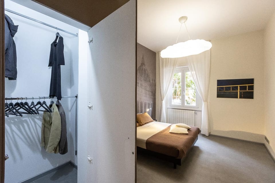 Bed, Photo of the whole room, Bedroom, wardrobe