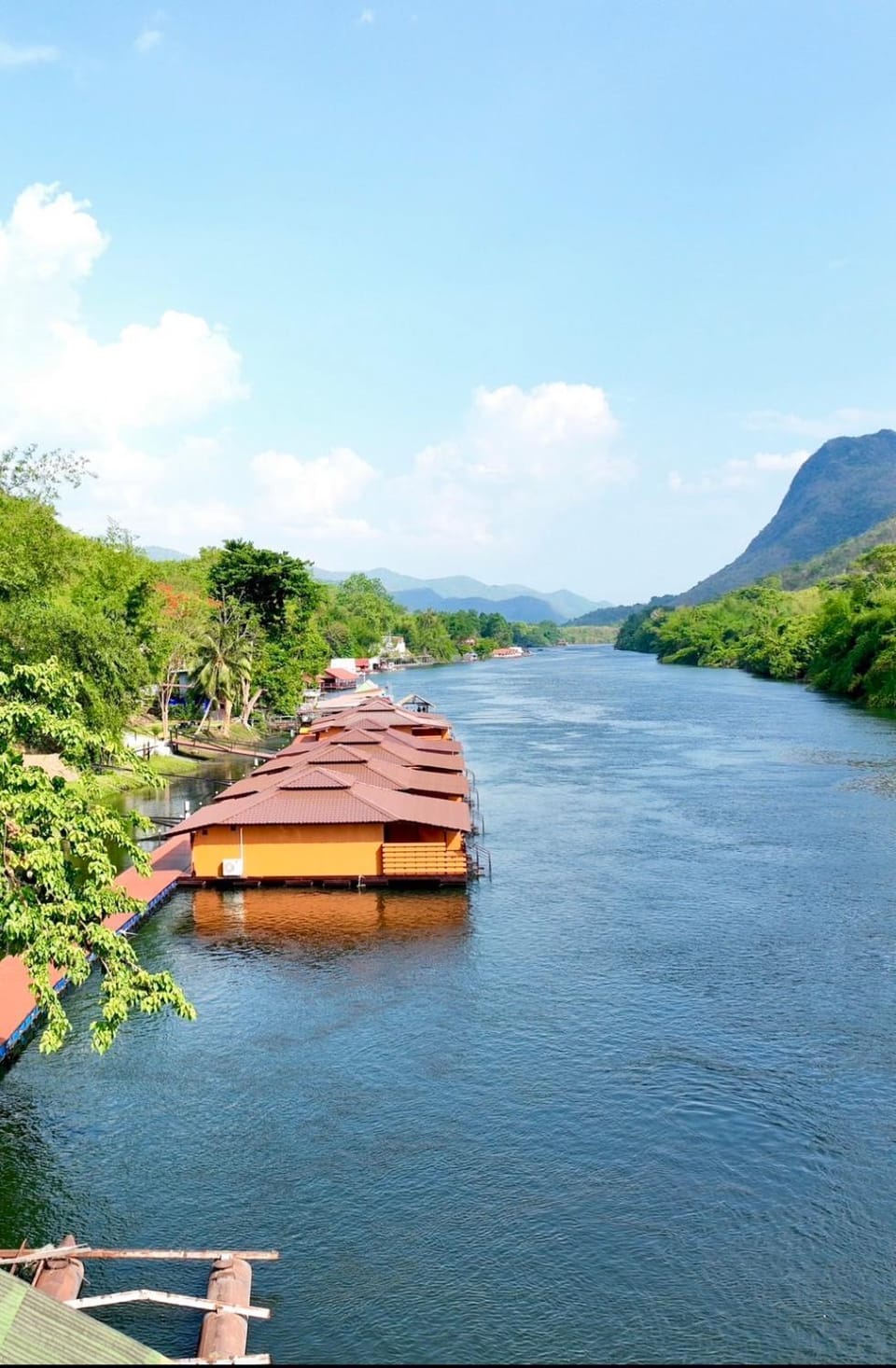 Day, Natural landscape, Mountain view, River view