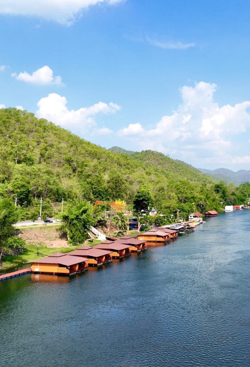 Day, Natural landscape, Mountain view, River view