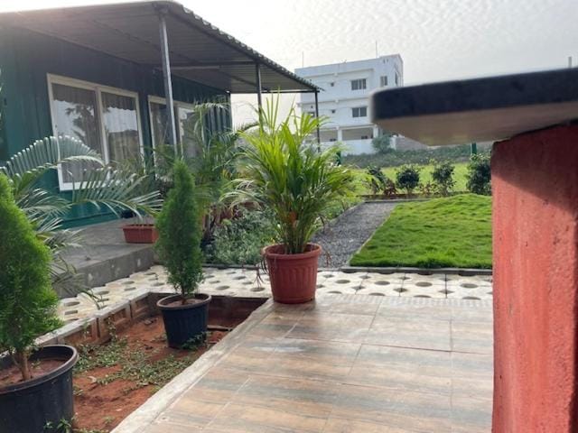 Property building, Garden view
