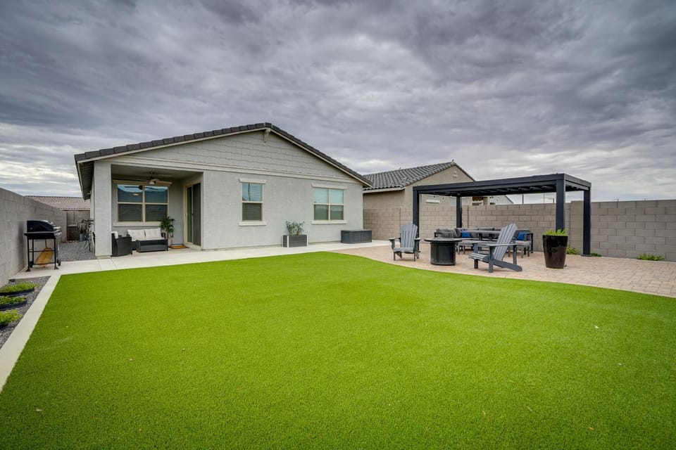 Furnished Patio! Family Retreat in Buckeye Verrado House in Buckeye