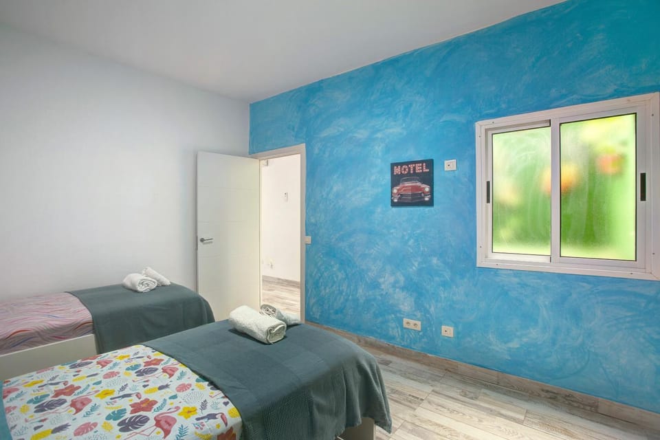 Property building, Living room, Bedroom