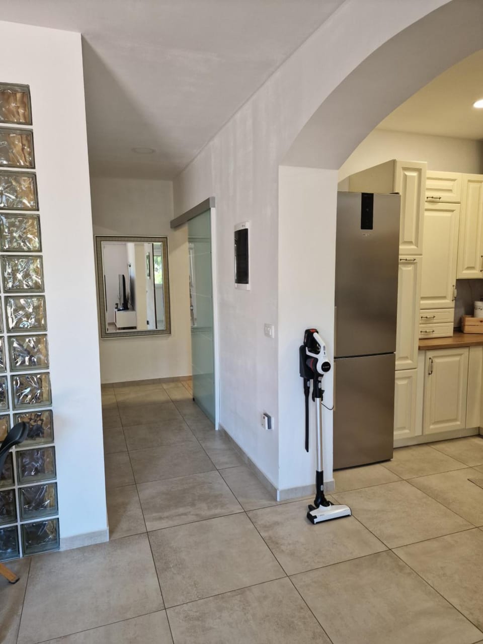 Living room, kitchen