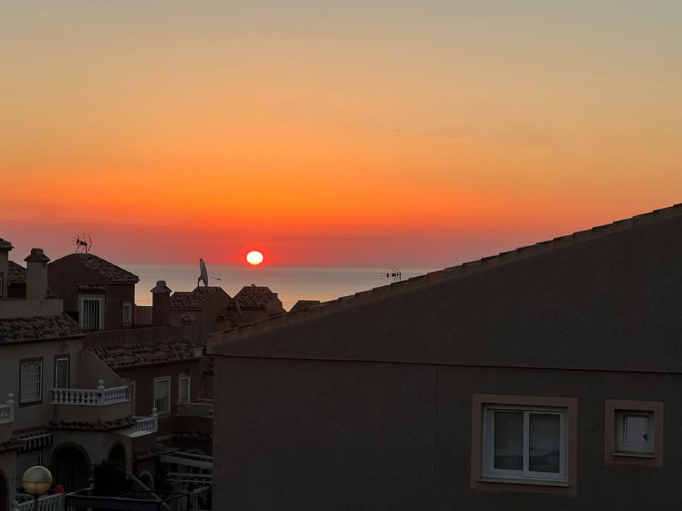 Beach, Sea view, Sunrise