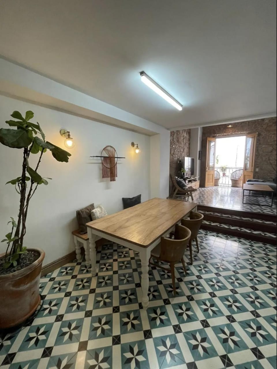Living room, Seating area, Dining area