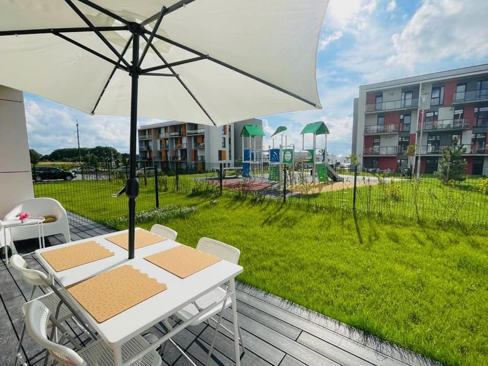 Patio, Children play ground, Garden